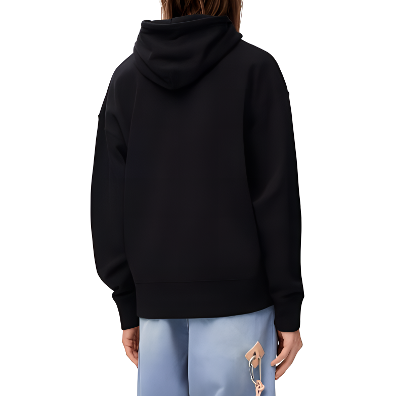 Shop 로에베 SS24 블랙 로고 패치 후디. H526Y25X48-1100