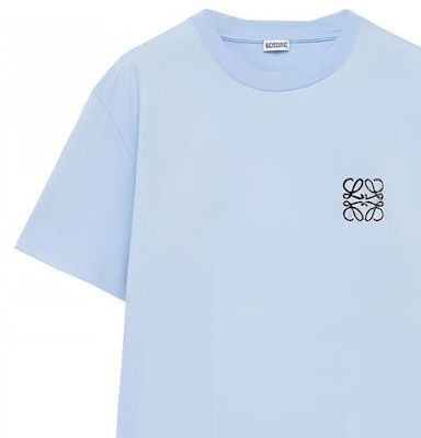 LOEWE SS24 藍色標誌短袖圓領T恤。 H526Y22X75-5709 Shop LOEWE SS24 藍色標誌短袖圓領T恤。 H526Y22X75-5709