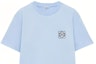 Sizing LOEWE SS24 藍色標誌短袖圓領T恤。 H526Y22X75-5709
