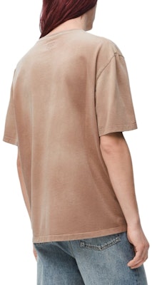 LOEWE SS24 Brown Letter Embroidery Crewneck T-Shirt HSM1Y22J04-3428 Purchase LOEWE SS24 Brown Letter Embroidery Crewneck T-Shirt HSM1Y22J04-3428