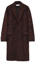 LOEWE SS24 Herringbone Jacquard Long Coat Multicolor. HSM1Y01W09-1103 LOEWE SS24 Herringbone Jacquard Long Coat Multicolor. HSM1Y01W09-1103