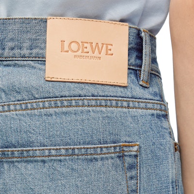 ロエベ SS24 ヴィンテージブルー ウォッシュドボタン ミッドライズストレートジーンズ。 H526Y11X79-5570 Details for ロエベ SS24 ヴィンテージブルー ウォッシュドボタン ミッドライズストレートジーンズ。 H526Y11X79-5570