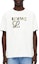 Shop LOEWE SS24 White Loose Fit T-Shirt with Embroidered Logo. H526Y22J61-2016