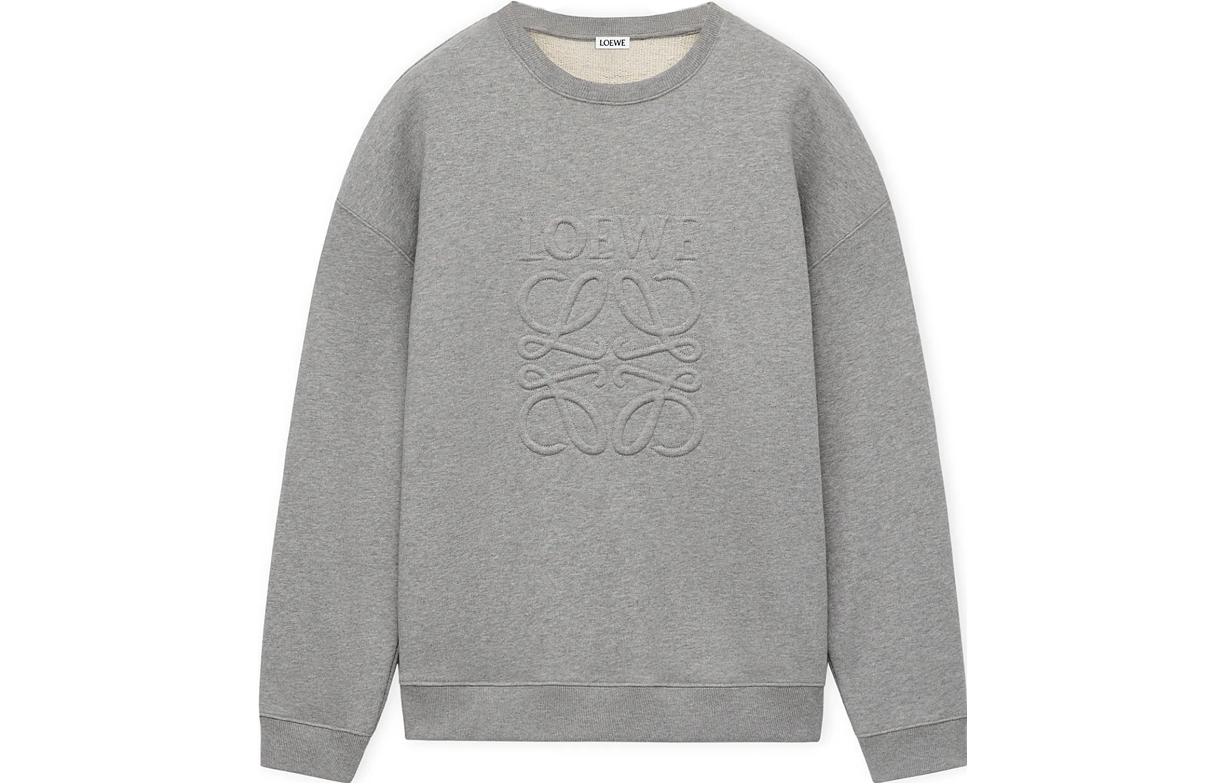 LOEWE SS24 Embossed Logo Oversized Pullover Crewneck Sweatshirt Men H526Y24X32-1440