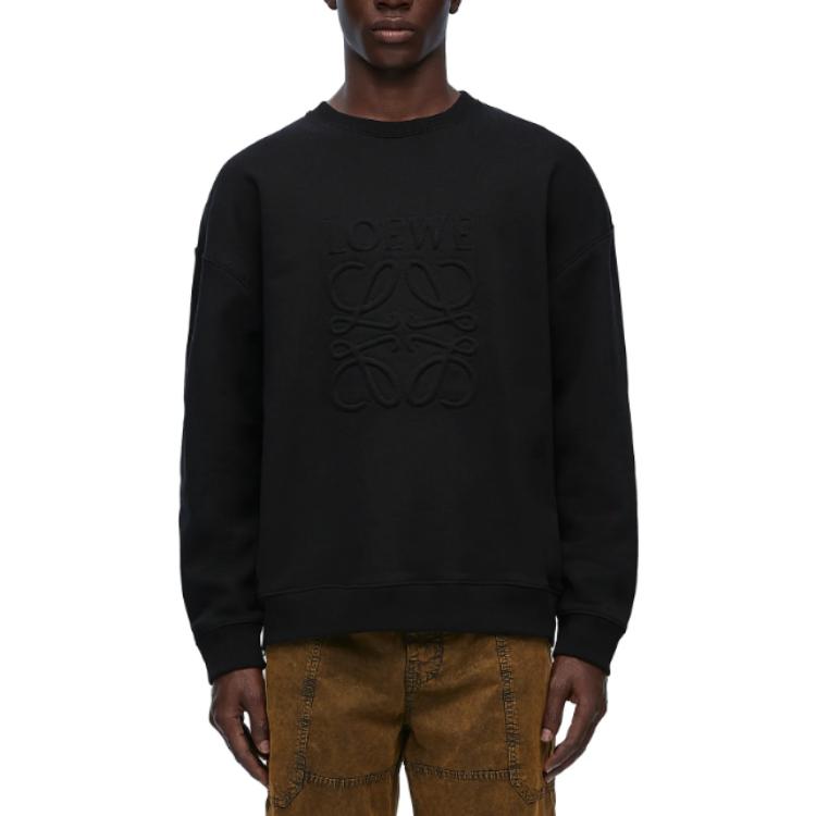 Purchase LOEWE 2024春夏款浮雕logo宽松圆领卫衣男士 H526Y24X32-1440