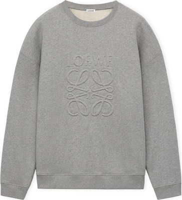 LOEWE 2024春夏款浮雕logo宽松圆领卫衣男士 H526Y24X32-1440 Details for LOEWE 2024春夏款浮雕logo宽松圆领卫衣男士 H526Y24X32-1440