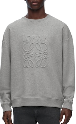 LOEWE 2024春夏款浮雕logo宽松圆领卫衣男士 H526Y24X32-1440 1