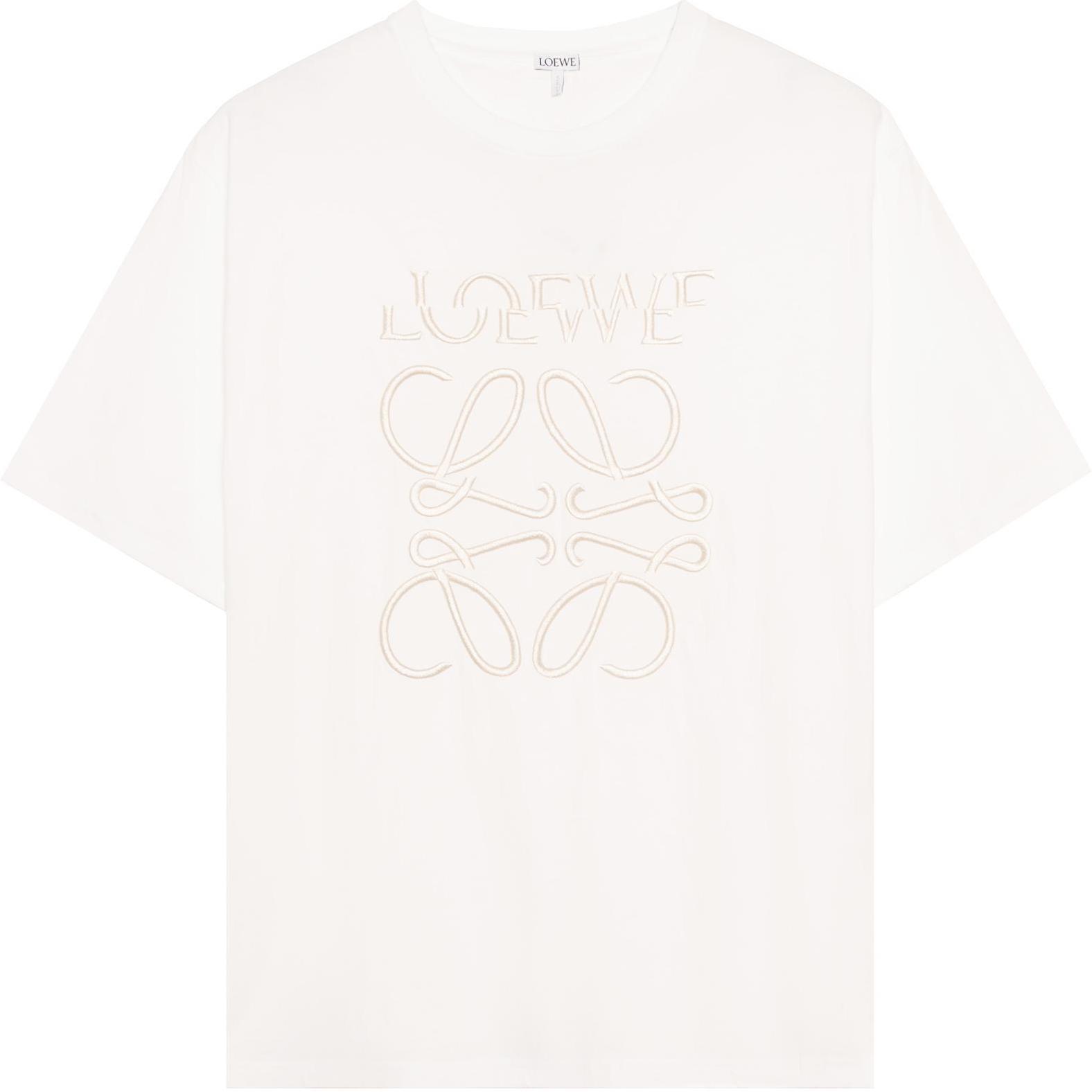 Order LOEWE SS24 Embroidered Logo Crewneck T-Shirt Men’s Off-White. H526Y22XAG-2120