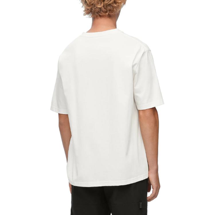 Purchase LOEWE SS24 Embroidered Logo Crewneck T-Shirt Men’s Off-White. H526Y22XAG-2120