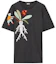Order LOEWE SS24 Graphic Embroidered Relaxed Fit Crewneck T-Shirt Men Deep Grey. H526Y22XAK-8472