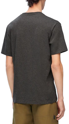 LOEWE SS24 Graphic Embroidered Relaxed Fit Crewneck T-Shirt Men Deep Grey. H526Y22XAK-8472 Purchase LOEWE SS24 Graphic Embroidered Relaxed Fit Crewneck T-Shirt Men Deep Grey. H526Y22XAK-8472