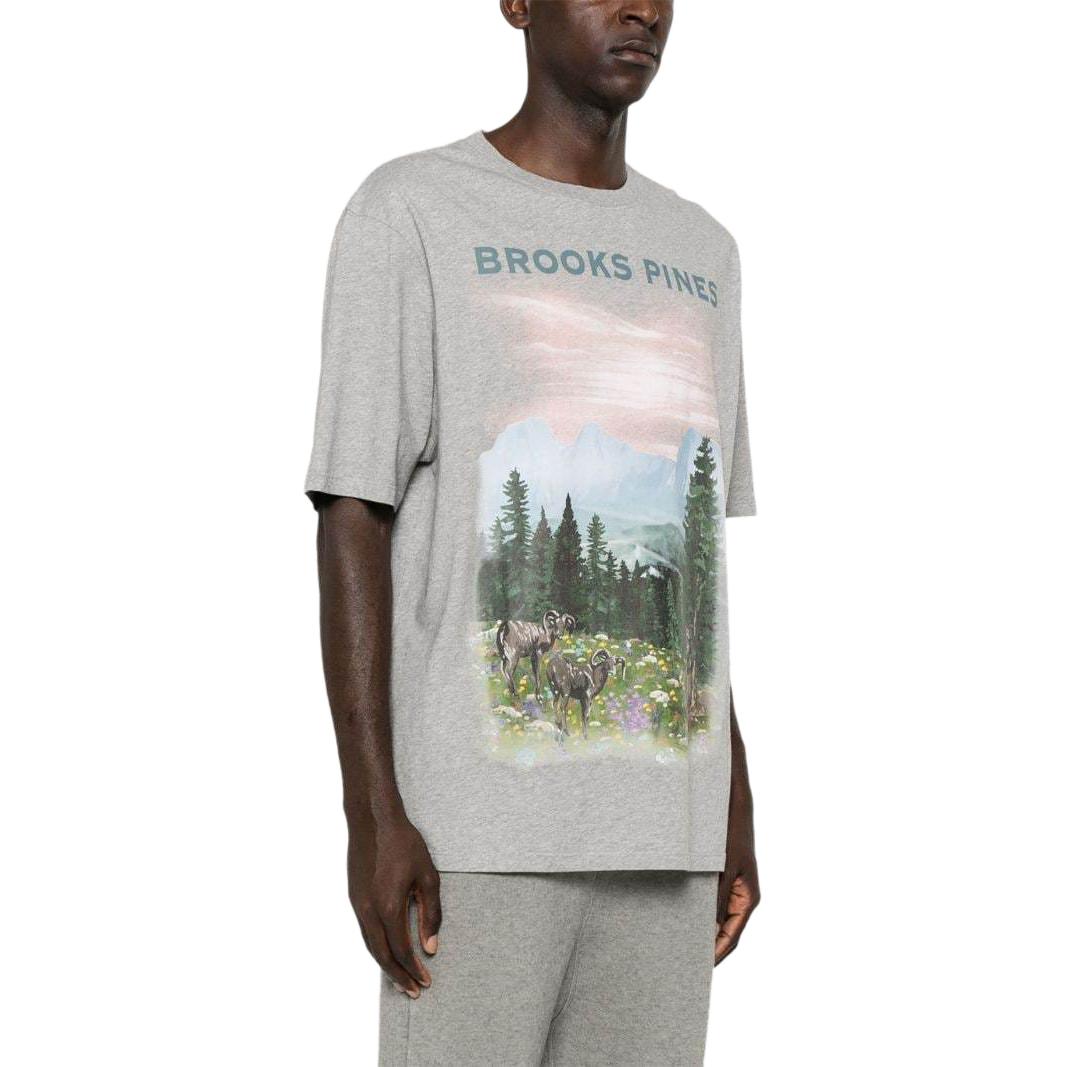 LOEWE SS24 Graphic Logo Print Crewneck T-Shirt  - Heather Gray H526Y22XBB 圖 5