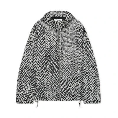 LOEWE SS24 Multicolor Hooded Jacket with Pattern Print H526Y02W72-1102