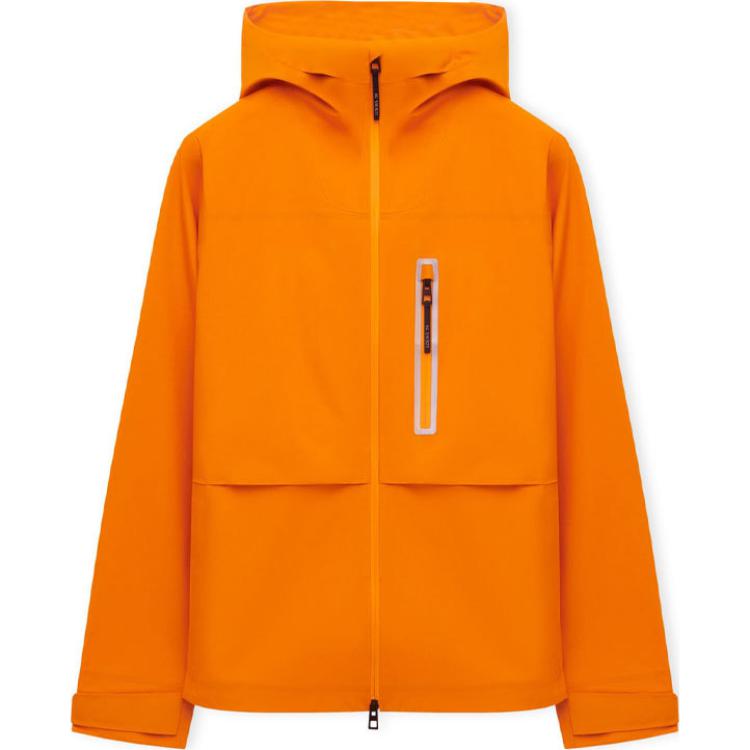 LOEWE SS24 Orange Waterproof Zip-Up Hoodie Jacket H929Y02W17-9100