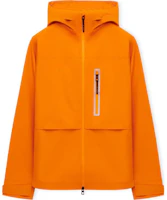 LOEWE SS24 Orange Waterproof Zip-Up Hoodie Jacket H929Y02W17-9100 LOEWE SS24 Orange Waterproof Zip-Up Hoodie Jacket H929Y02W17-9100