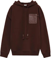 LOEWE SS24 Solid Color Logo Patch Drawstring Hoodie H526Y25X30-3270 LOEWE SS24 Solid Color Logo Patch Drawstring Hoodie H526Y25X30-3270