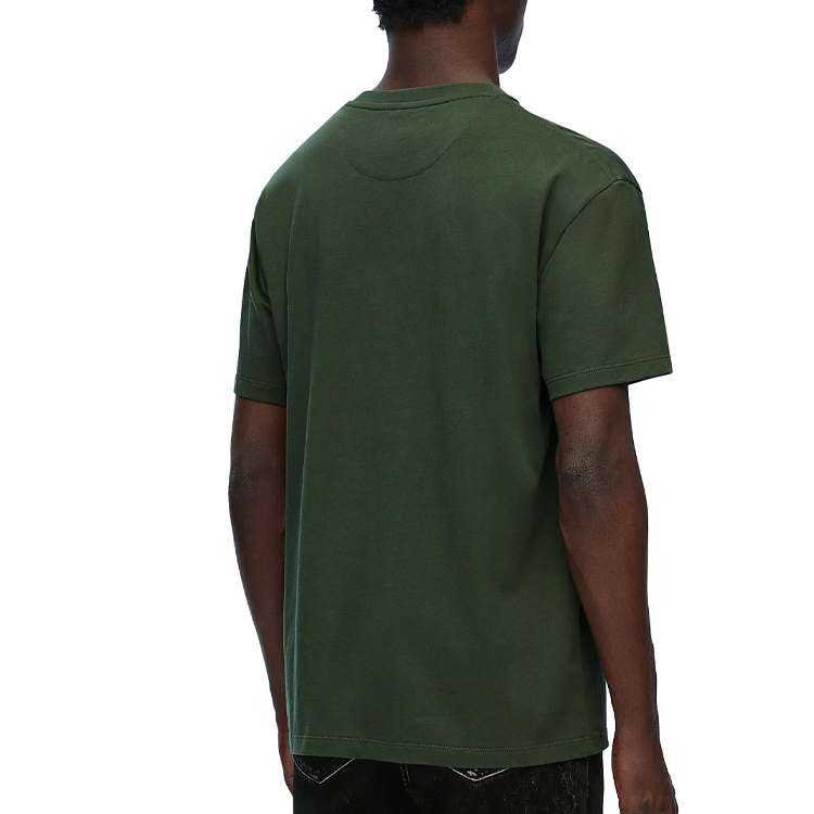 Purchase LOEWE SS24 x Suna Fujita 刺繡熊貓寬鬆版T恤 軍綠色。 H526Y22XB4-8522