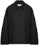Buy LOEWE SS25 Black Loose-Fit Silk Cotton Long-Sleeve Jacket. H526Y02WBB-1100