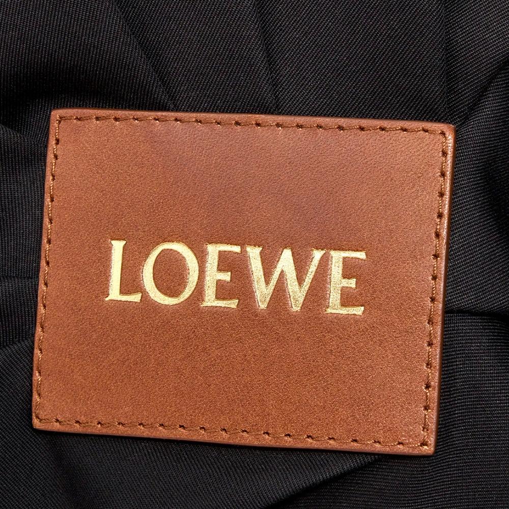 Shop LOEWE SS25  Black Loose-Fit Silk Cotton Long-Sleeve Jacket. H526Y02WBB-1100