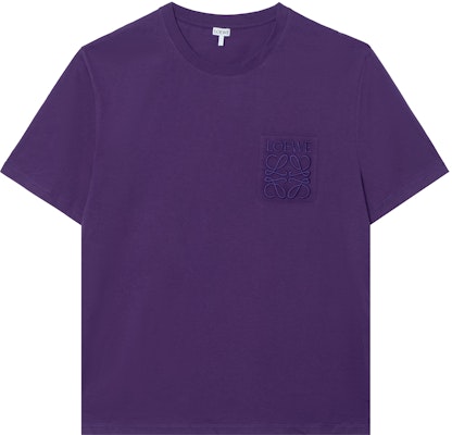 Camiseta LOEWE SS25 Holgada Logo Bordado Bolsillo Rosa Púrpura. H526Y22XBC-6160 Buy Camiseta LOEWE SS25 Holgada Logo Bordado Bolsillo Rosa Púrpura. H526Y22XBC-6160