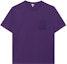 Buy Camiseta LOEWE SS25 Holgada Logo Bordado Bolsillo Rosa Púrpura. H526Y22XBC-6160