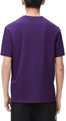 Camiseta LOEWE SS25 Holgada Logo Bordado Bolsillo Rosa Púrpura. H526Y22XBC-6160 Shop Camiseta LOEWE SS25 Holgada Logo Bordado Bolsillo Rosa Púrpura. H526Y22XBC-6160