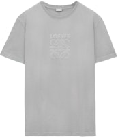 LOEWE SS25 Loose Fit Cotton Appliqué T-Shirt Light Grey H526Y22XBN-1130 LOEWE SS25 Loose Fit Cotton Appliqué T-Shirt Light Grey H526Y22XBN-1130