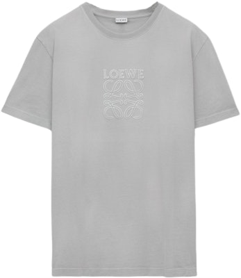 LOEWE SS25 Loose Fit Cotton Appliqué T-Shirt Light Grey H526Y22XBN-1130 Buy LOEWE SS25 Loose Fit Cotton Appliqué T-Shirt Light Grey H526Y22XBN-1130