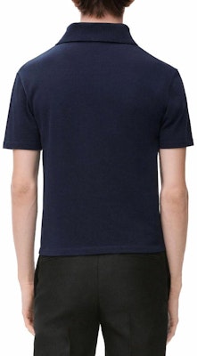 LOEWE SS25 海軍藍刺繡標誌 POLO 衫 H526Y23X74-5190 Shop LOEWE SS25 海軍藍刺繡標誌 POLO 衫 H526Y23X74-5190
