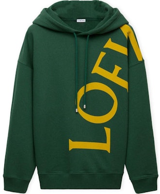 LOEWE SS25 Oversized Cotton Hoodie - Dark Green H526Y25X65-4110 Buy LOEWE SS25 Oversized Cotton Hoodie - Dark Green H526Y25X65-4110