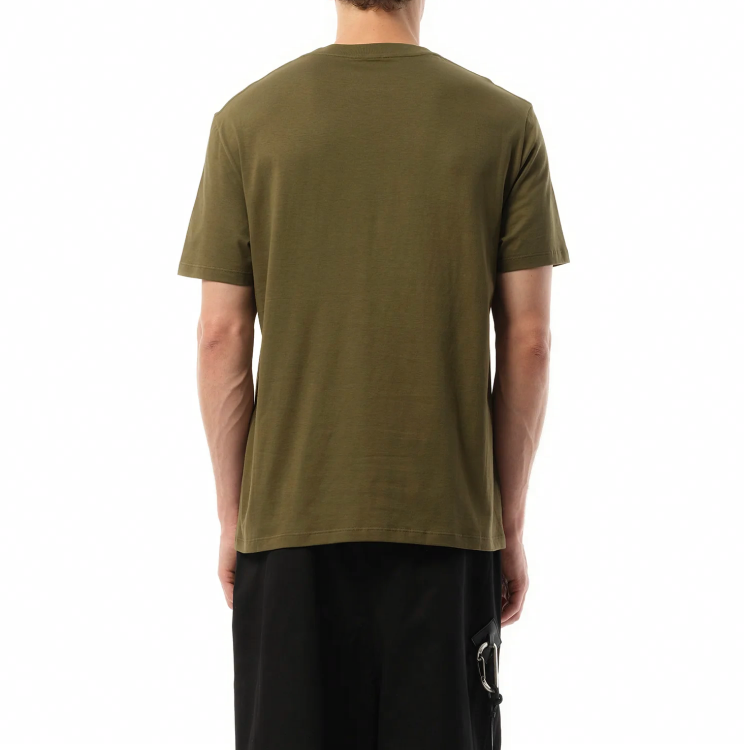 Purchase ロエベ SS25 ロゴプリント クルーネック 半袖 Tシャツ カーキグリーン メンズ. H526Y22XBC-4160