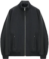 LOEWE SS25 Loose High-Neck Long-Sleeve Jacket Mixed Carbon Color H526Y02WB1-3047 LOEWE SS25 Loose High-Neck Long-Sleeve Jacket Mixed Carbon Color H526Y02WB1-3047