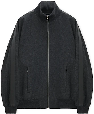 LOEWE SS25 寬鬆高領長袖外套 混合碳色 H526Y02WB1-3047 Buy LOEWE SS25 寬鬆高領長袖外套 混合碳色 H526Y02WB1-3047