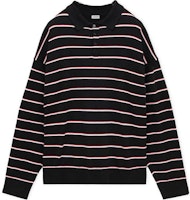 LOEWE Striped Jacquard Knit Crewneck Sweater Black - FW24. H526Y14KIT-1412 LOEWE Striped Jacquard Knit Crewneck Sweater Black - FW24. H526Y14KIT-1412