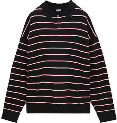 LOEWE Striped Jacquard Knit Crewneck Sweater Black - FW24. H526Y14KIT-1412 Order LOEWE Striped Jacquard Knit Crewneck Sweater Black - FW24. H526Y14KIT-1412