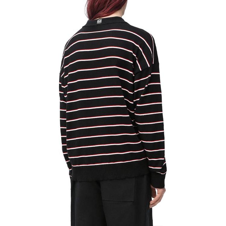 Shop Suéter de Punto Jacquard a Rayas LOEWE Negro - FW24. H526Y14KIT-1412