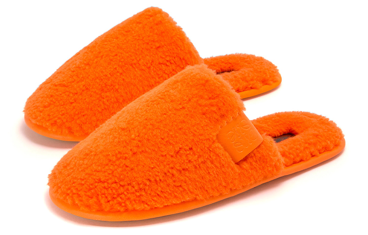 LOEWE Suede Flat 'Orange' 圖 3