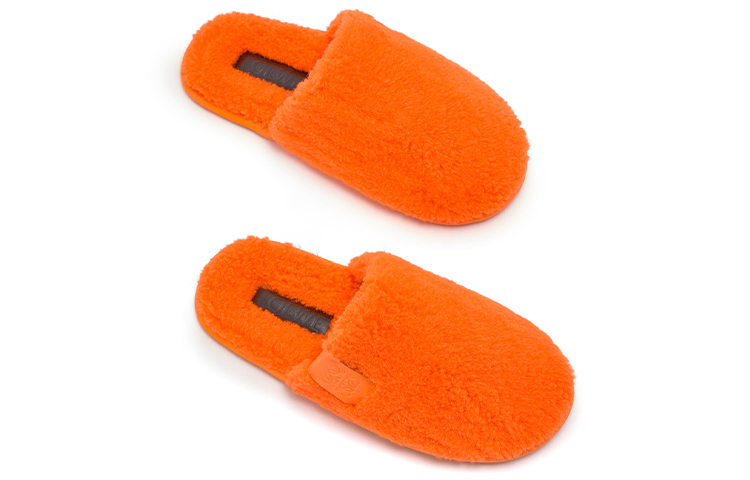 LOEWE Suede Flat 'Orange' 圖 4