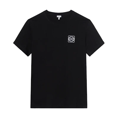 LOEWE Summer Anagram Black Logo Print Cotton T-Shirt H526341XAI-1100