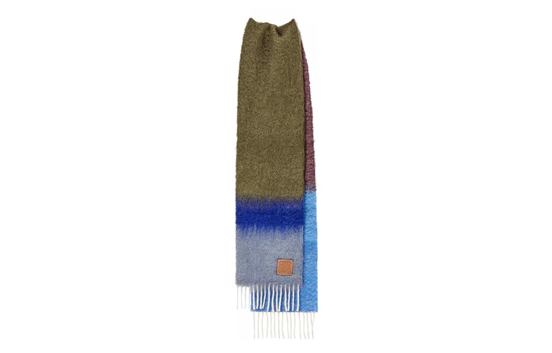 Lookbook LOEWE Warm Stylish Knit Scarf for Men - Multicolor F606257XAG-4100
