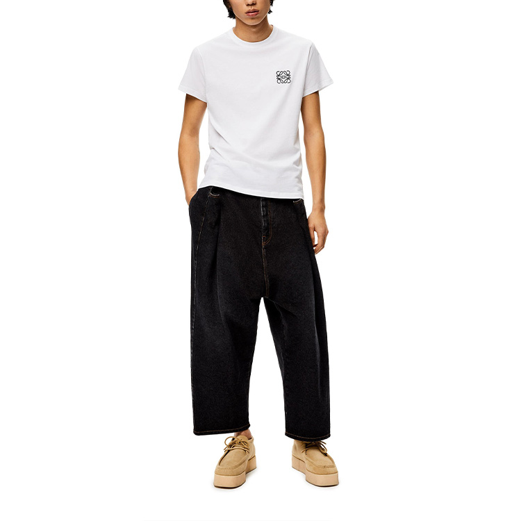 LOEWE White Anagram Embroidered Crewneck T-Shirt H526Y22J26-2100 圖 6