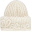 Buy LOEWE White Knitted Wool Beanie Unisex Couple Style F811487X36
