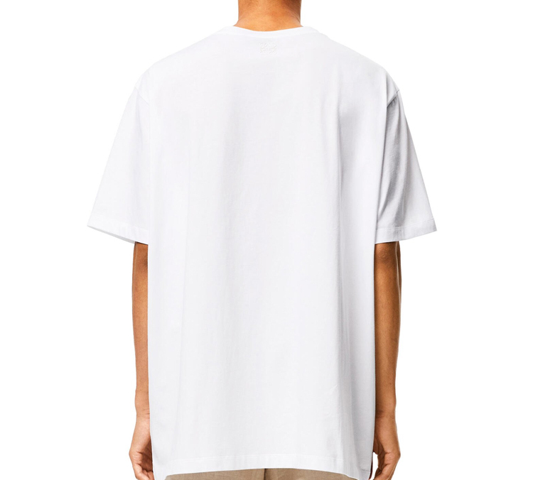 Cheap LOEWE 白色男女刺繡笑臉短袖T恤 S616341X20-2100