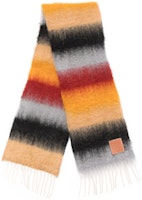 LOEWE Wool Mohair Blend Striped Scarf Multicolor F655257X151121 LOEWE Wool Mohair Blend Striped Scarf Multicolor F655257X151121