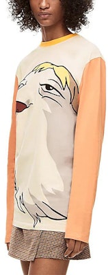 Camiseta Unisex Manga Larga Beige LOEWE x El Castillo Ambulante SS23 Estampado. SB44Y22X13-2140 Sizing Camiseta Unisex Manga Larga Beige LOEWE x El Castillo Ambulante SS23 Estampado. SB44Y22X13-2140