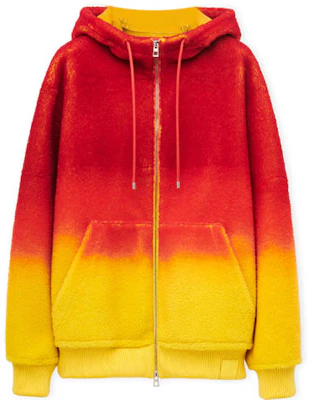LOEWE x 霍爾的移動城堡 SS23 卡西法漸變連帽外套 紅/黃 男女通用 S855Y19L03-9990 Buy LOEWE x 霍爾的移動城堡 SS23 卡西法漸變連帽外套 紅/黃 男女通用 S855Y19L03-9990