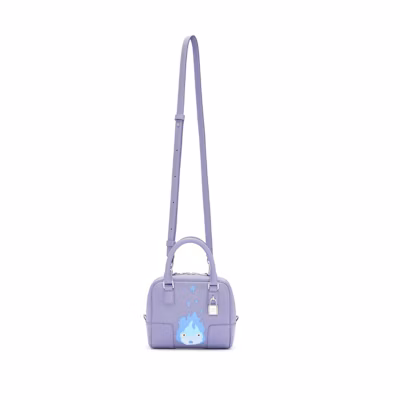 LOEWE x Howls Calcifer Amazona 16 Bag In Nappa Calfskin Blueberry