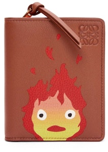 LOEWE x Howls Dompet Zip Kompak Kulit Anak Sapi Klasik Rust Buy LOEWE x Howls Dompet Zip Kompak Kulit Anak Sapi Klasik Rust