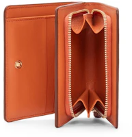 Lookbook LOEWE x Howls Calcifer Compact Zip Wallet In Classic Calfskin Rust