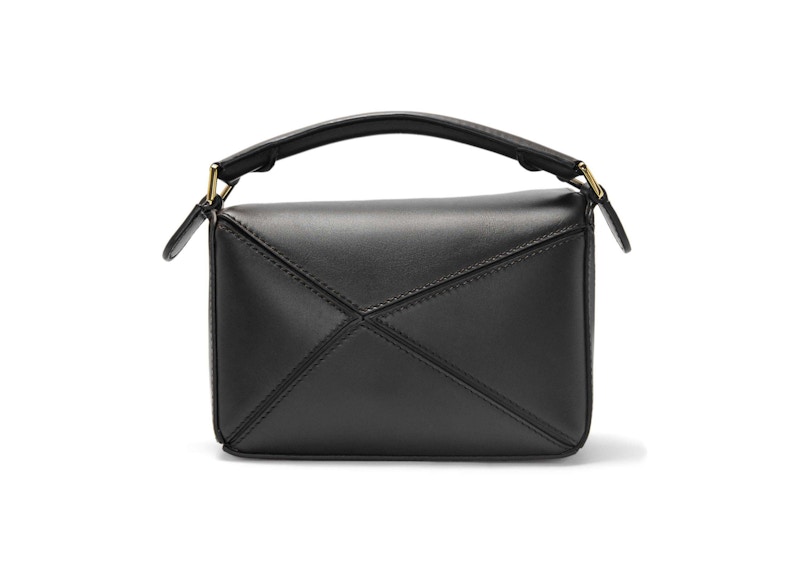 Order LOEWE x 哈尔的移动城堡 萤火虫牛皮和水晶黑迷你拼图包